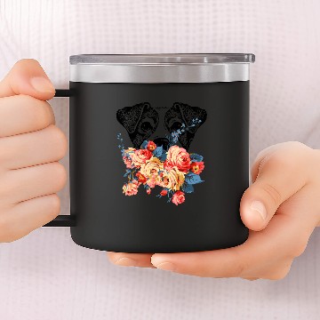 Discover Jack Russell Terrier 14oz Stainless Steel Tumblers