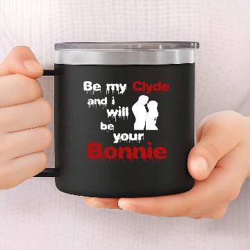 Discover bonnie and clyde 14oz Stainless Steel Tumblers