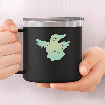 Discover Ghostbusters Logo Boob 14oz Stainless Steel Tumblers