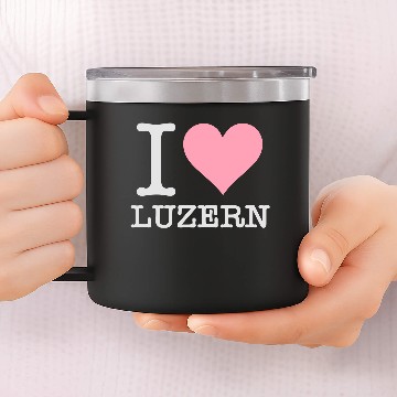 Discover I Love Luzern 14oz Stainless Steel Tumblers
