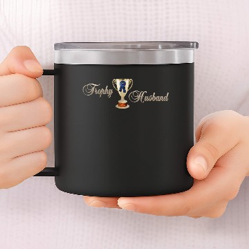 Discover Trophy Husband 14oz Stainless Steel Tumblers