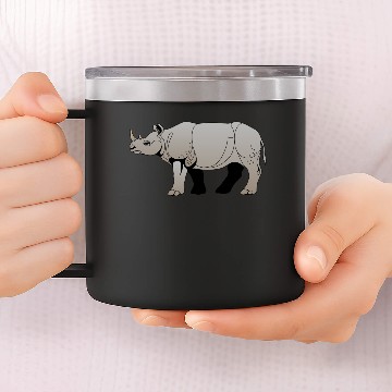 Discover nashorn rhinoceros rhino35 14oz Stainless Steel Tumblers