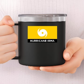 Discover Hurricane Irma Update 14oz Stainless Steel Tumblers