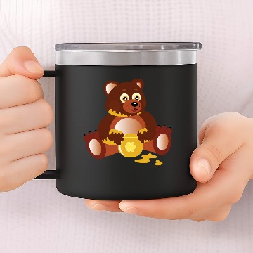 Discover wild bear polar teddy bears brown grizzly panda ba 14oz Stainless Steel Tumblers