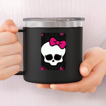 Discover Monster high skull logo 14oz Stainless Steel Tumblers