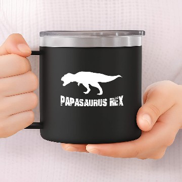 Discover Papasaurus 14oz Stainless Steel Tumblers