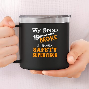 Discover Safety Supervisor 14oz Stainless Steel Tumblers