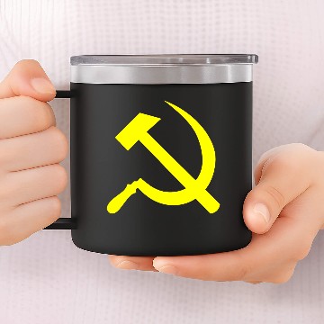 Discover Hammer and sickle 14oz Stainless Steel Tumblers