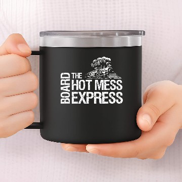Discover Hot Mess GymTeez 1 14oz Stainless Steel Tumblers