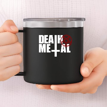 Discover Death metal! 14oz Stainless Steel Tumblers