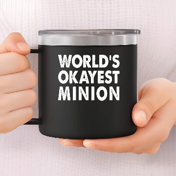 Discover World's Okayest Minion 14oz Stainless Steel Tumblers