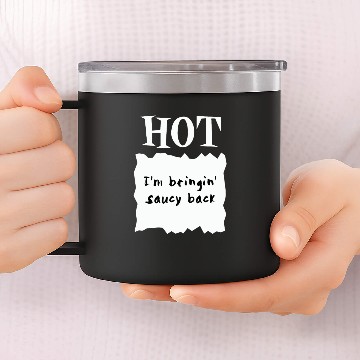 Discover HOT SAUCE PACKET 14oz Stainless Steel Tumblers
