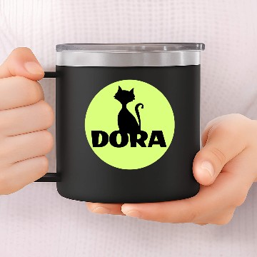 Discover Dora first name 14oz Stainless Steel Tumblers