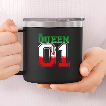 Discover partner land queen 01 princess Iran 14oz Stainless Steel Tumblers