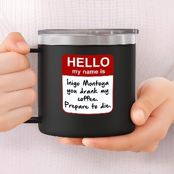 Discover Princess Bride "Prepare to die" Mug Baseball Jerseys 14oz Stainless Steel Tumblers