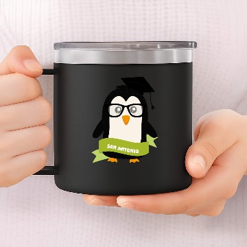 Discover Penguin nerd from San Antonio Gift 14oz Stainless Steel Tumblers