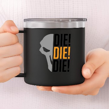 Discover Reaper Overwatch "Die!" 14oz Stainless Steel Tumblers