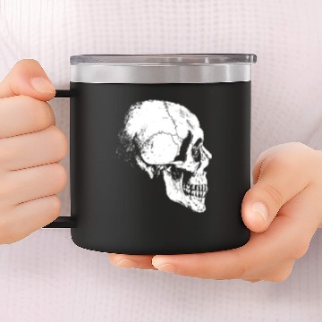 Discover Skeleton Head 14oz Stainless Steel Tumblers
