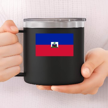 Discover flag haiti 14oz Stainless Steel Tumblers