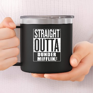 Discover Staight Outta Dunder Mifflin 14oz Stainless Steel Tumblers