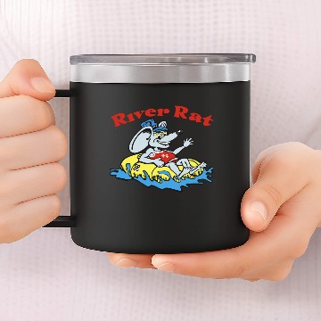 Discover River Rat Swim 14oz Stainless Steel Tumblers