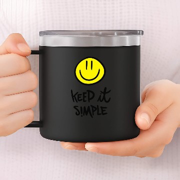 Discover Keep It Simple 14oz Stainless Steel Tumblers
