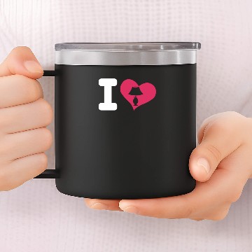 Discover I Love Lamp 14oz Stainless Steel Tumblers