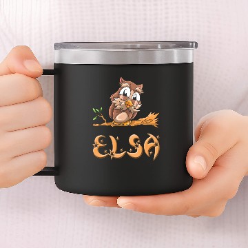 Discover Elsa Owl 14oz Stainless Steel Tumblers