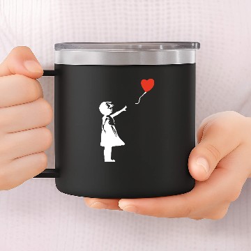 Discover Banksy Style 14oz Stainless Steel Tumblers