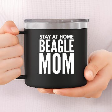 Discover Beagle Mom 14oz Stainless Steel Tumblers