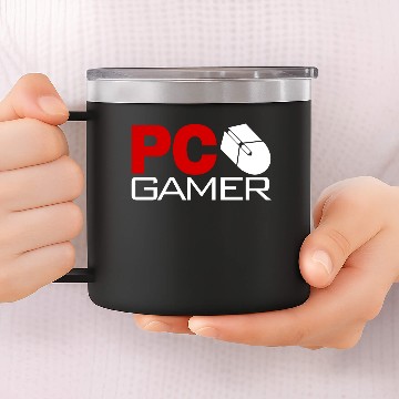 Discover PC Gaming Gamer Mouse computer gift idea present 14oz Stainless Steel Tumblers