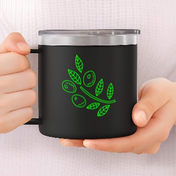 Discover Olive branch 14oz Stainless Steel Tumblers
