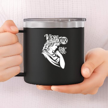 Discover Virgo Zodiac 14oz Stainless Steel Tumblers
