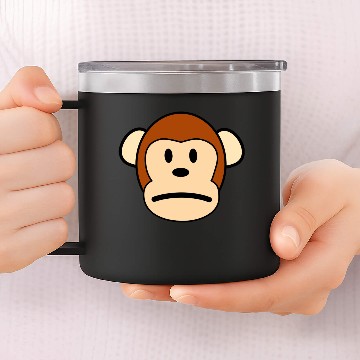 Discover Sad Monkey 14oz Stainless Steel Tumblers