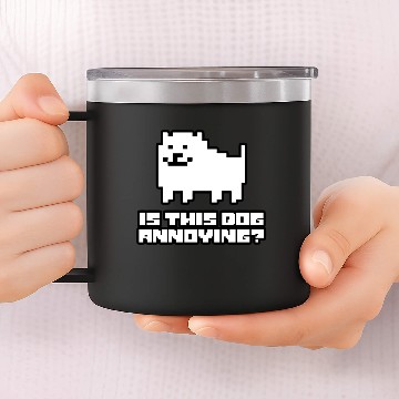 Discover Undertale - Dog 14oz Stainless Steel Tumblers
