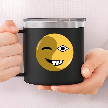 Discover Two Face 14oz Stainless Steel Tumblers