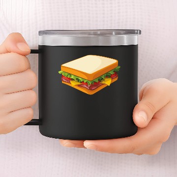 Discover Sandwich 14oz Stainless Steel Tumblers