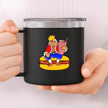 Discover burger king 14oz Stainless Steel Tumblers