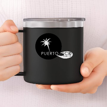 Discover Circle Puerto Rico 14oz Stainless Steel Tumblers