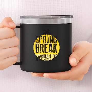 Discover SPRING BREAK IS ON 14oz Stainless Steel Tumblers