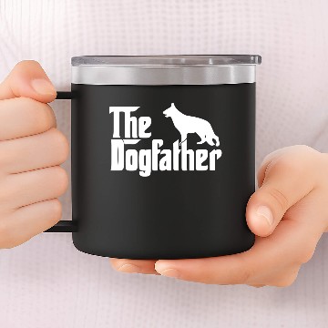 Discover The Dogfather German 14oz Stainless Steel Tumblers