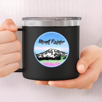 Discover Mount Rainier 14oz Stainless Steel Tumblers