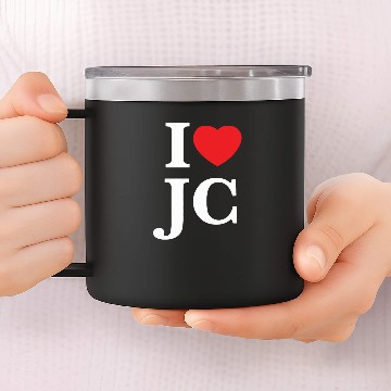 Discover I LOVE JESUS CHRIST 14oz Stainless Steel Tumblers