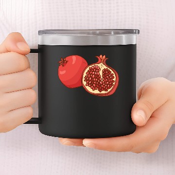 Discover Pomegranate 14oz Stainless Steel Tumblers