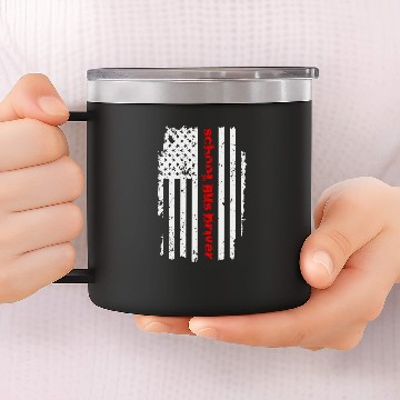 Discover school bus driver 14oz Stainless Steel Tumblers
