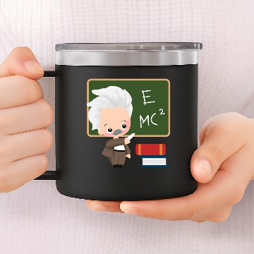 Discover Albert Einstein Theory of Relativity 14oz Stainless Steel Tumblers