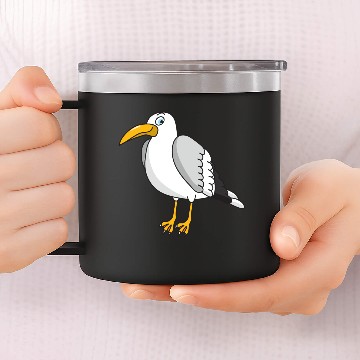 Discover Seagull 14oz Stainless Steel Tumblers