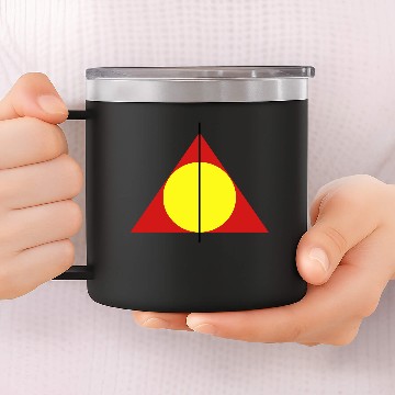 Discover Deathly Hallows 14oz Stainless Steel Tumblers
