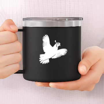 Discover Hunting Quail 14oz Stainless Steel Tumblers Bird Hunting 14oz Stainless Steel Tumblers