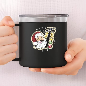 Discover Funny Drag Racing Christmas Lights 14oz Stainless Steel Tumblers